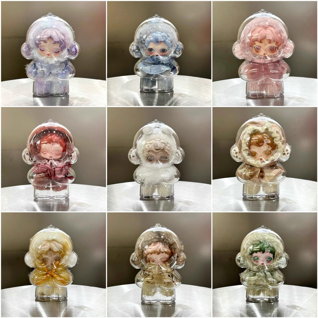 Skull panda doll shell case compatible with V1 and V2 models, featuring unique skull and panda design for enhanced protection