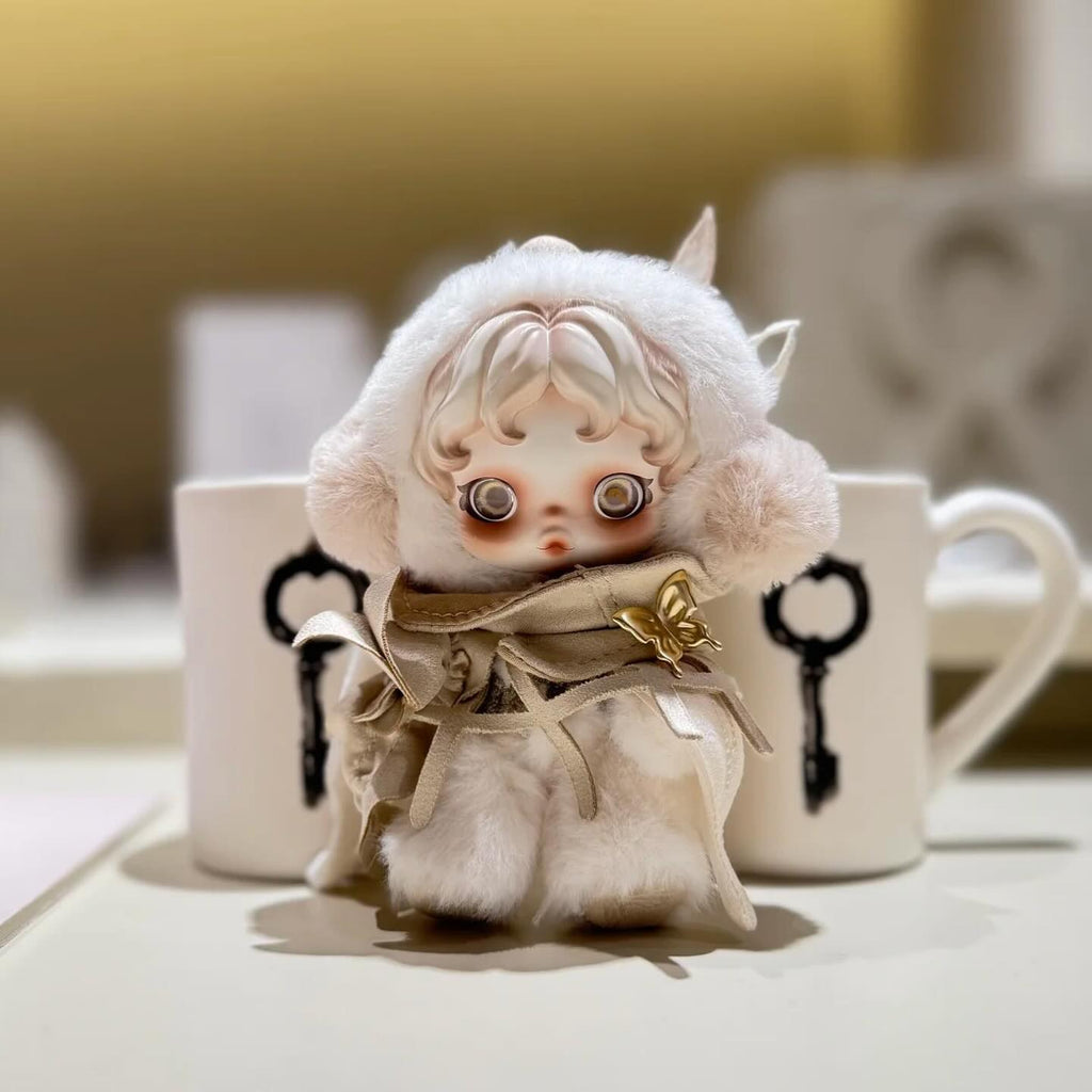 Skullpanda plush doll featuring high-quality craftsmanship and unique design for collectors and enthusiasts