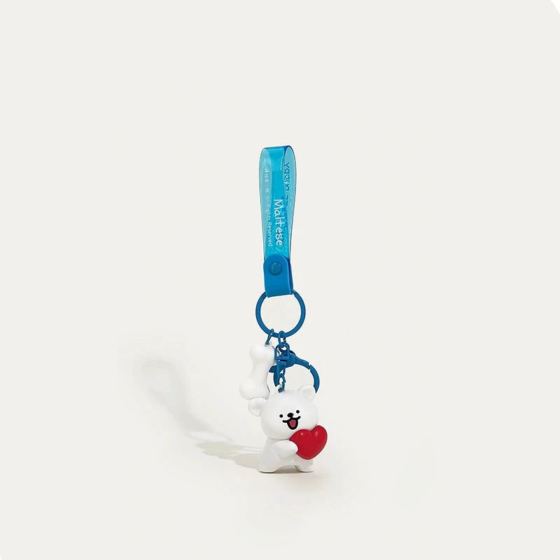 Adorable Sports Mascot Keychains Set.