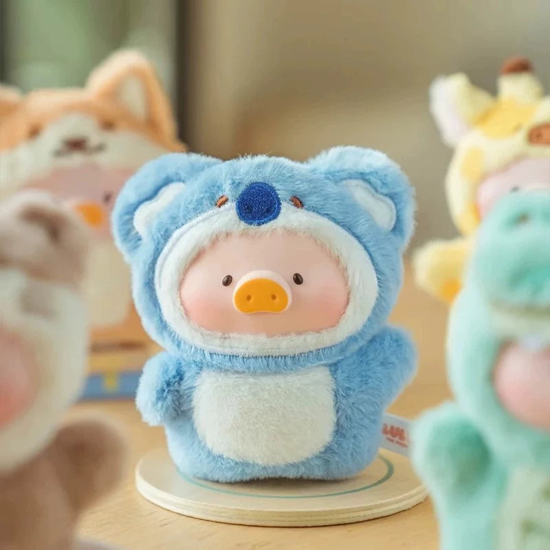 TOYZEROPLUS - LuLu the Piggy Finger Forest Theatre Plush Keychain Series.