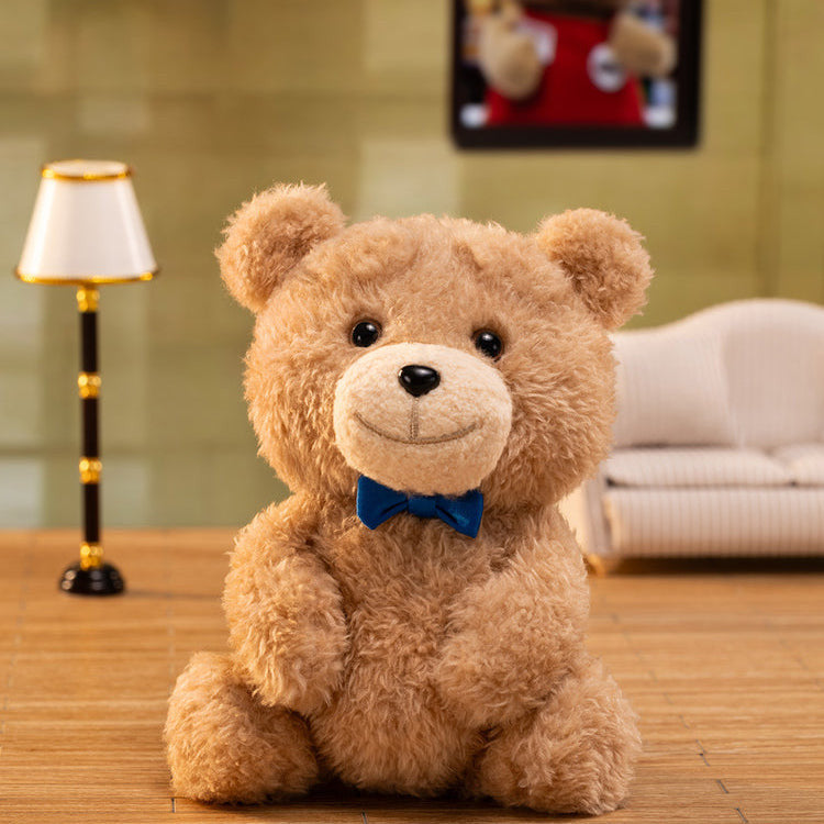 Pop Mart Ted2 Teddy Bear Action Plush Pendant.