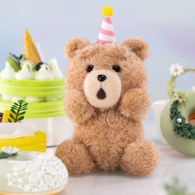 Pop Mart Ted2 Teddy Bear Action Plush Pendant.