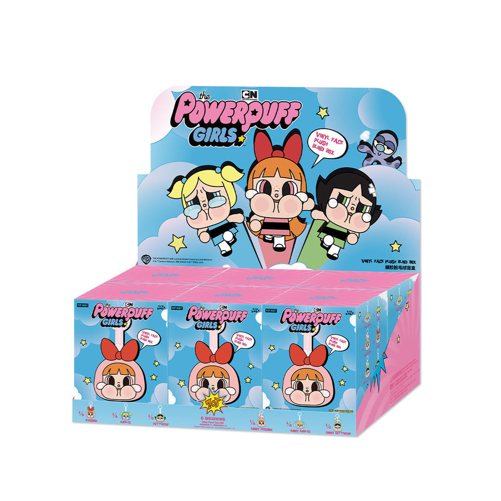 POP MART Crybaby × The Powerpuff Girls Series Vinyl Plush Pendant Blind Box.