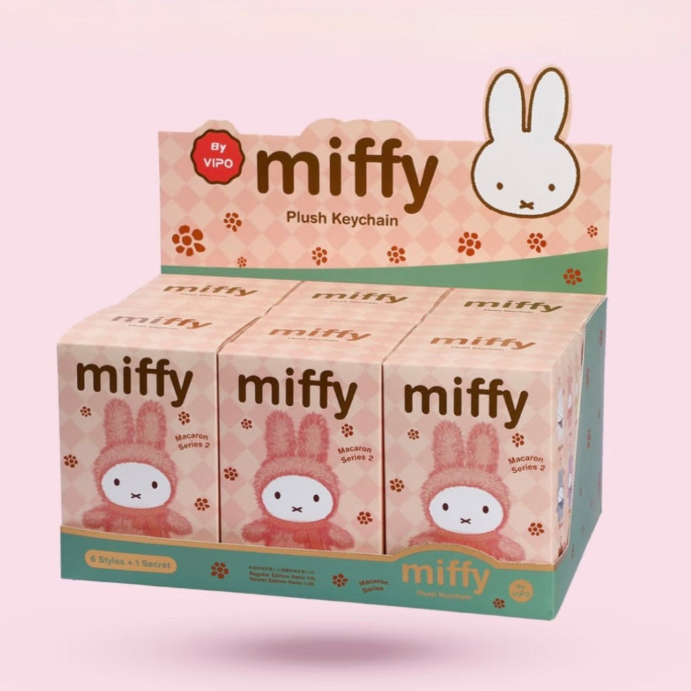 VIPO and Miffy characters featured in an exclusive collaboration, showcasing unique designs and creative artistry.