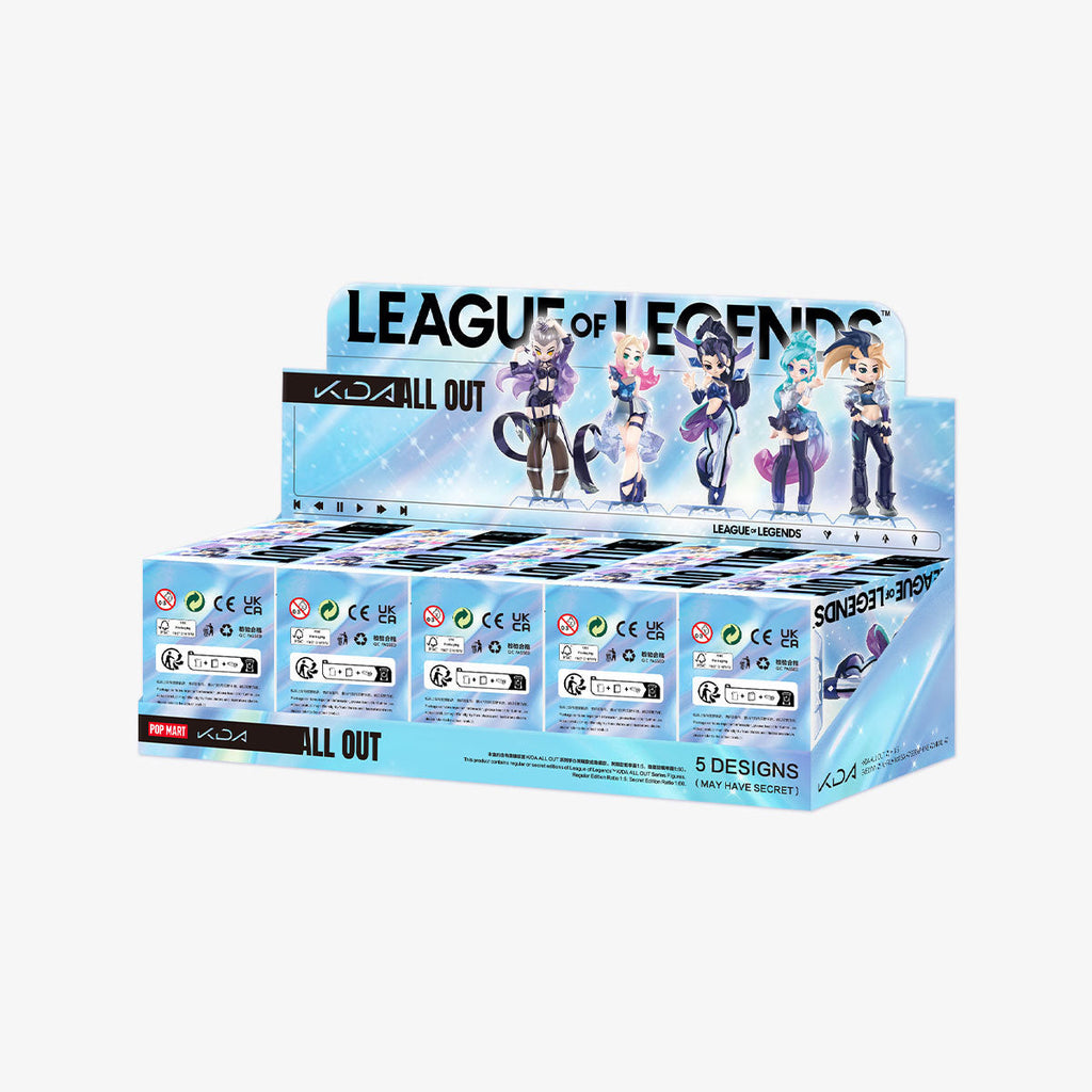 POP MART - League of Legends K/DA ALL OUT Series Figures.