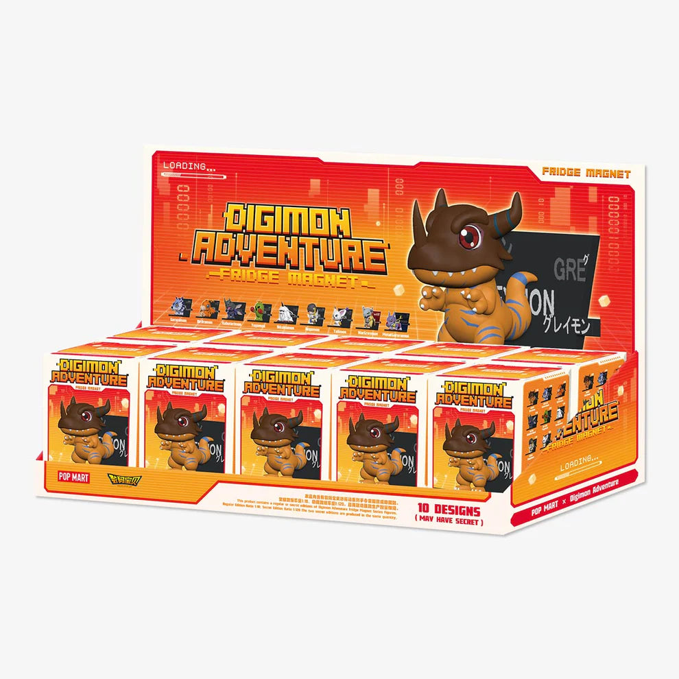 Digimon Adventure Fridge Magnet Series Figures.