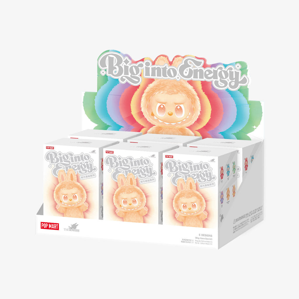 Pop Mart THE MONSTERS Big into Energy Series-Vinyl Plush Pendant Blind Box.