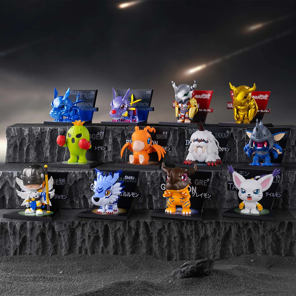 Digimon Adventure Fridge Magnet Series Figures.