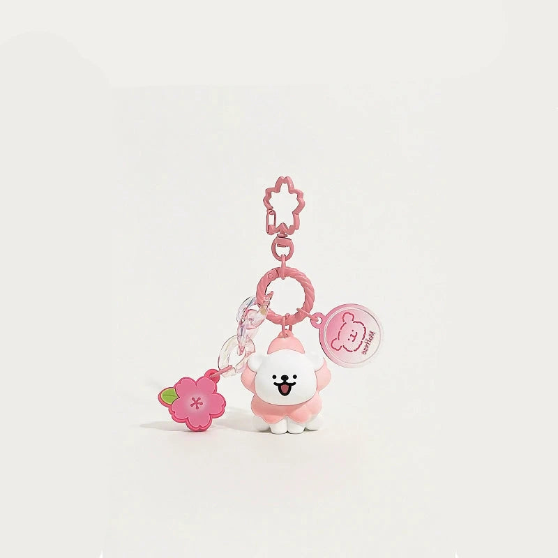 Adorable Sports Mascot Keychains Set.