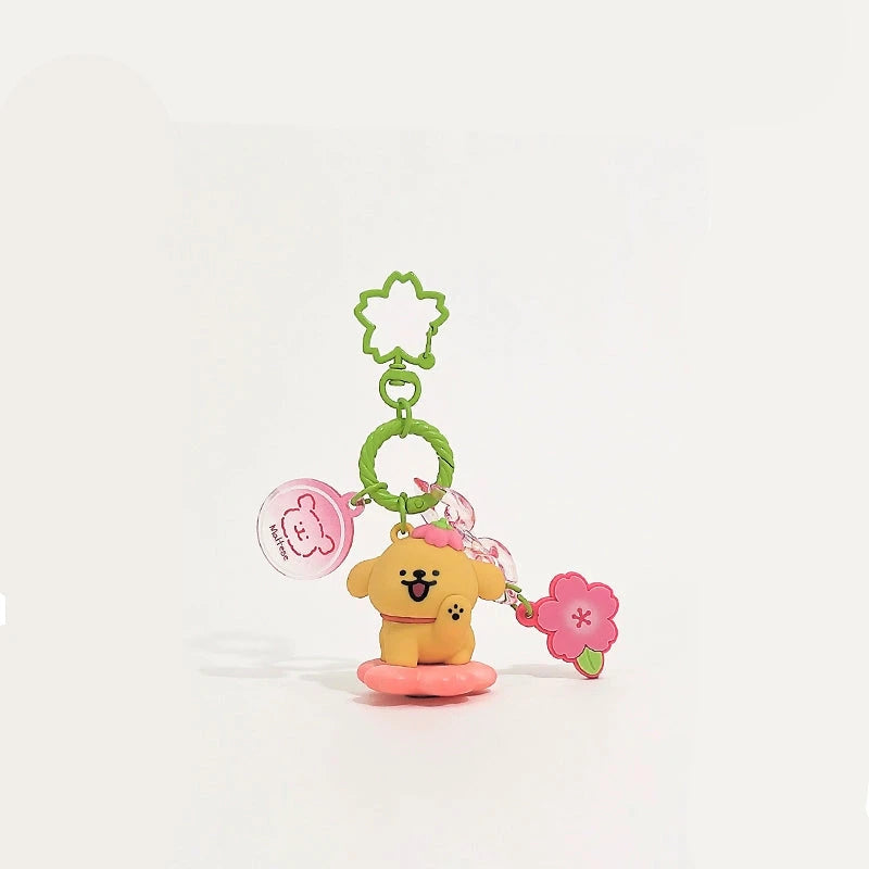 Adorable Sports Mascot Keychains Set.
