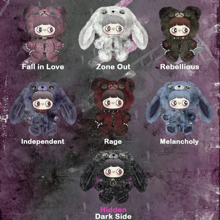 MayMei - Rebel Doll Series 400% Plush Backpack Blind Box MayMei - Rebel Doll Series 400% Plush Backpack Blind Box