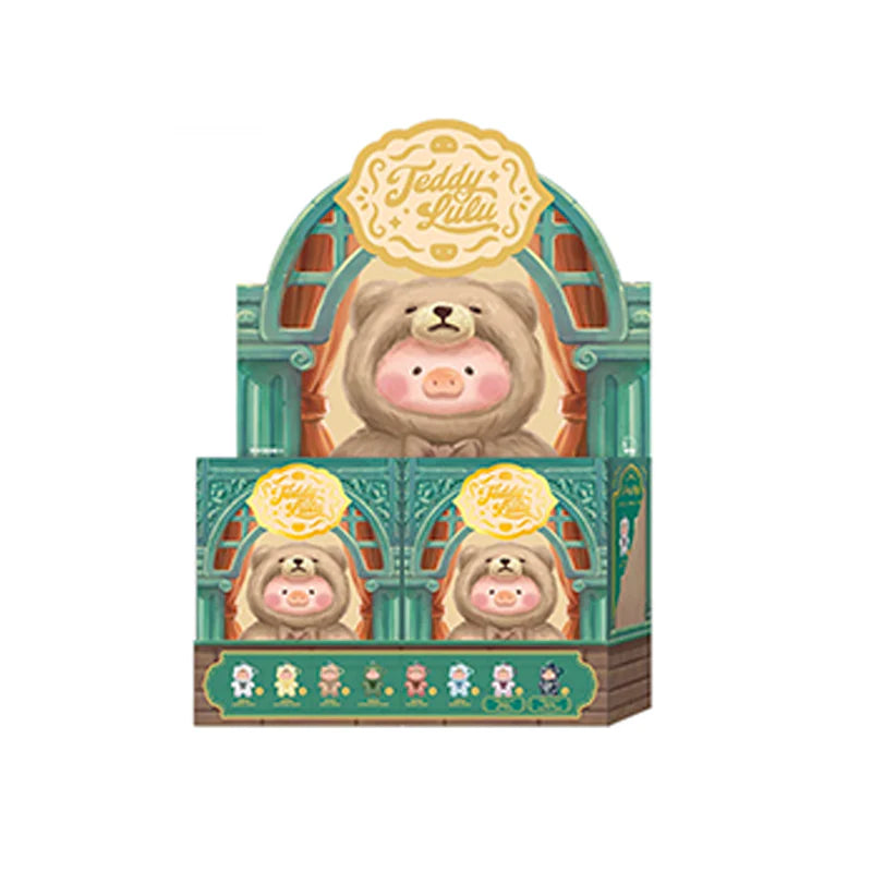 LuLu The Piggy at Vintage Teddy Shop showcasing classic collectible teddy bears and vintage toys
