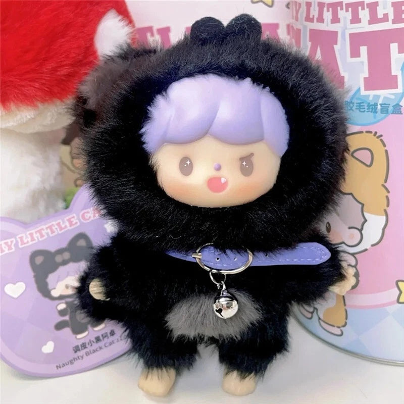 Vinyl and plush collectibles from zZoton's My Little Cat Series, perfect for cat lovers and toy enthusiasts