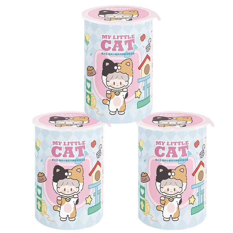 Vinyl and plush collectibles from zZoton's My Little Cat Series, perfect for cat lovers and toy enthusiasts